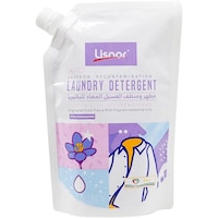 Lisnor Saffron Laundry Liquid Detergent, 500ml - Carton of 20