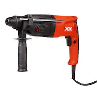 DCK Professional Electric Hammer Drill with Handle, 800W, Red & Black