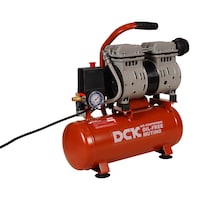 DCK Oil Free Air Compressor, 550W, Red & Black