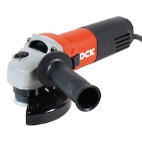 DCK Professional Electric Angle Grinder with Handle, 710W, Red & Black