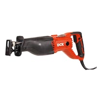 DCK Professional Electric Reciprocating Saw, 1300W, Red & Black