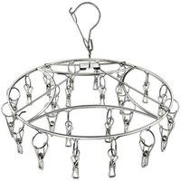 Picture of Space Saving Round Shape Hangers with 20 Clips