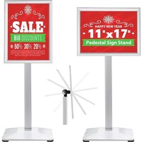 Picture of A-3 Sign Holder Poster Stand, Sliver