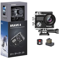 Akaso Brave 4 Action Camera with Mounting Accessories Kit, 4K, 20MP