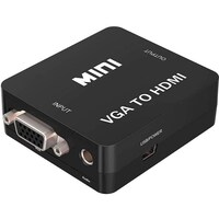 HDMI To VGA Connector, Black