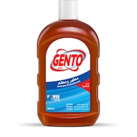 Gento Antiseptic Disinfectant Liquid, 500ml - Carton of 12