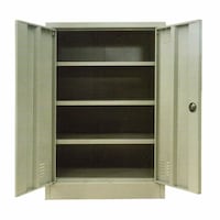 Steel Shoe Rack and File Cabinet