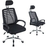 Picture of Ergonomic Swivel Computer Chair, Black
