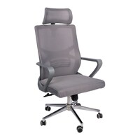 Picture of AM High Back Office Chair with Adjustable Height, Grey, OC-30C