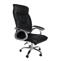 Picture of AM High Back Office Chair with Adjustable Height, Black, MAF-6755