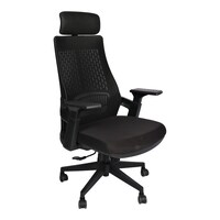 Picture of AM High Back Office Chair with Adjustable Height, Black, 2021