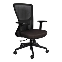 Picture of AM Low Back Office Chair with Adjustable Height, Black, 855A