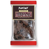 Picture of Funday Chocolate & Chocolate Chips Brownies, 48g - Carton of 24