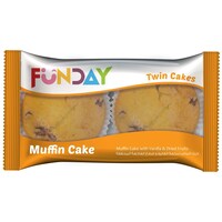 Picture of Funday Dried Fruits & Vanilla Twin Muffin, 50g - Carton of 20