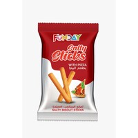 Picture of Funday Pizza Flavoured Bread Sticks, 36g - Carton of 12