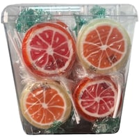 Picture of Astra Mixed Orange & Lemon Lollipops, 26g - Carton of 6 Boxes