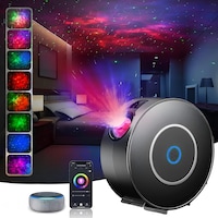 Next Life LED Galaxy Projector Light with APP Control, Black