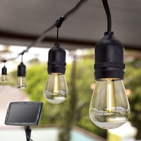 Picture of Next Life Solar String Light with Usb Port & 20 S14 Light Bulb, 10M