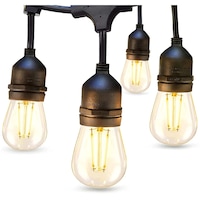 Next Life Outdoor String Lights with G45 Bulb for Garden, 20 Bulb, 33ft