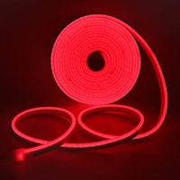 Next Life LED Neon Rope Strip Light, Red, 12V, 5M