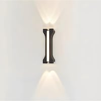 Next Life Modern Wall Sconce Up & Down LED Wall Lamp, 3000K, Black