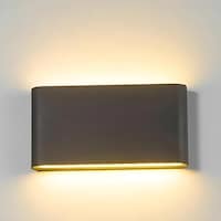 Picture of Next Life Modern LED Exterior Wall Lamp, 12W, Black