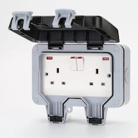 Picture of Next Life Wall Electrical Outlets, 13A, Double Normal Socket