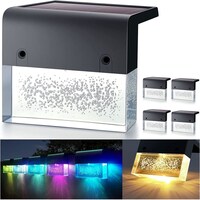 Picture of Next Life Waterproof Square Shape LED Solar Deck Lights - Pack of 4