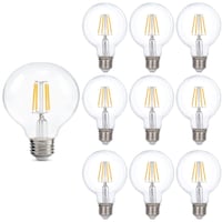 Picture of Next Life Warm White Vintage LED Edison Bulb, 4W, 400LM, Clear Glass, G95 - Pack of 10