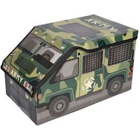 Picture of Al Mubarak Army Car Design Storage Box, Green