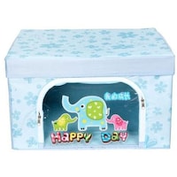 Picture of Al Mubarak Elephant Design Storage Box with Front Opening System, Blue