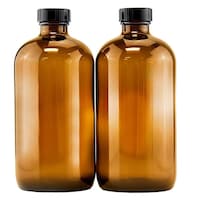 Picture of Fufu Amber Glass Bottles Set, 500ml, Set of 2