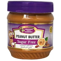 Virginia Green Garden Sugar Free Peanut Butter, 340g - Carton of 12