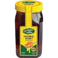 Virginia Green Garden Natural Honey, 1kg - Carton of 6