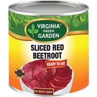 Virginia Green Garden Ready to Eat Sliced Red Beetroot, 2.65kg - Carton of 6