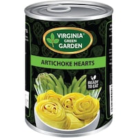 Virginia Green Garden Ready to Eat Artichoke Hearts, 400g - Carton of 24