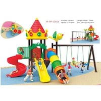 Picture of Galb Toys Kids Outdoor Playground with Slide, Tannel & Swing