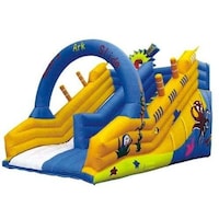 Picture of Galb Toys Noah's Ark Outdoor Inflatable Bouncer Playground Slide