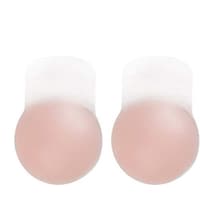 Threecat Silicone Round Invisible Breast Lift Nipple Sticker