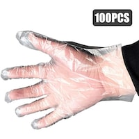 Eccomum Disposable Latex Free Powder Gloves, Set of 100