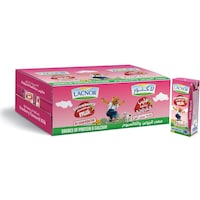 Picture of Lacnor Strawberry Flavoured Milk, 180ml - Carton of 32