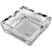 Picture of Square Glass Ashtray, 15cm, Clear