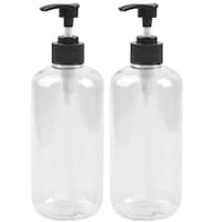 Picture of Fufu Refillable Hand Gel Dispenser, Clear, 500ml, Pack of 2