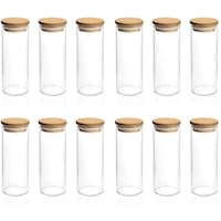 Fufu Spice Jars with Bamboo Lids, 255g, Pack of 12