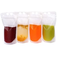 Picture of Fufu Drink Pouches with Heavy Duty Zipper, 355ml, Pack of 100