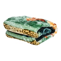 Picture of Viva Max 2 Face Designs King Size Blanket, 220 x 240cm, Green