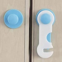 Plastic Kids Safety Locks with 3M Adhesive Tape - Set of 14
