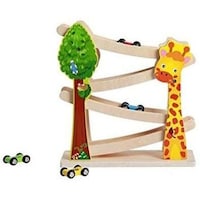 Wooden Top Speed Car Race Track Toy