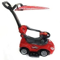 3 In 1 Activity Ride-On For Unisex, Black and Red