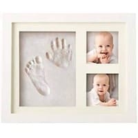 Baby Handprint and Footprint Frame Kit, White
